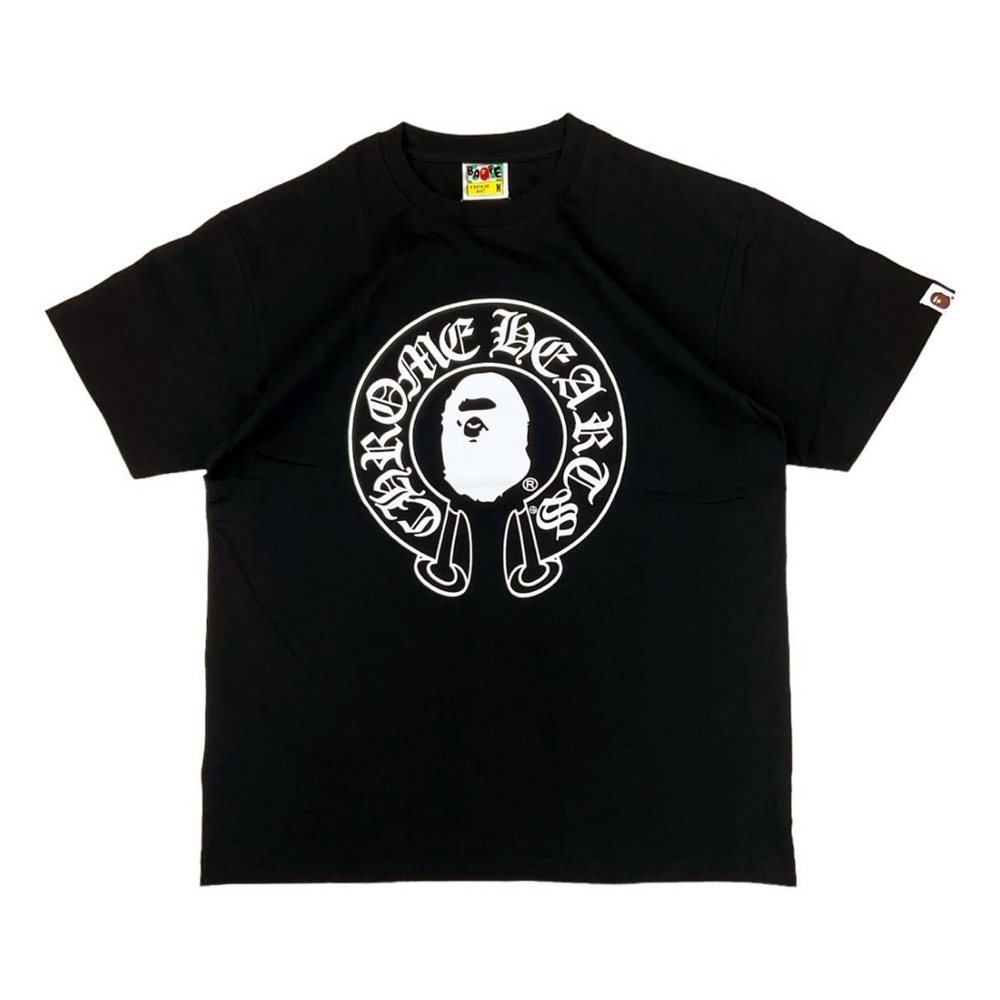 Bape Black and White Short Sleeve Tee